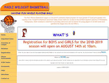 Tablet Screenshot of paoliwildcats.org